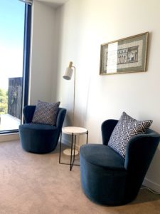Modern Penthouse Apartment Study Area Melbourne Interior Designer Jane Gorman